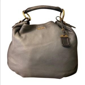 Prada Cervo Antik Large Hobo Bag